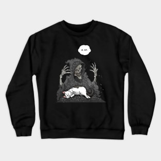 Death's cat Crewneck Sweatshirt